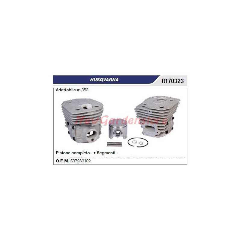 Cilindro pistone segmenti HUSQVARNA motosega 353 R170323