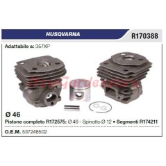 HUSQVARNA chainsaw 357XP segment piston cylinder 537248502 | NewgardenParts.com