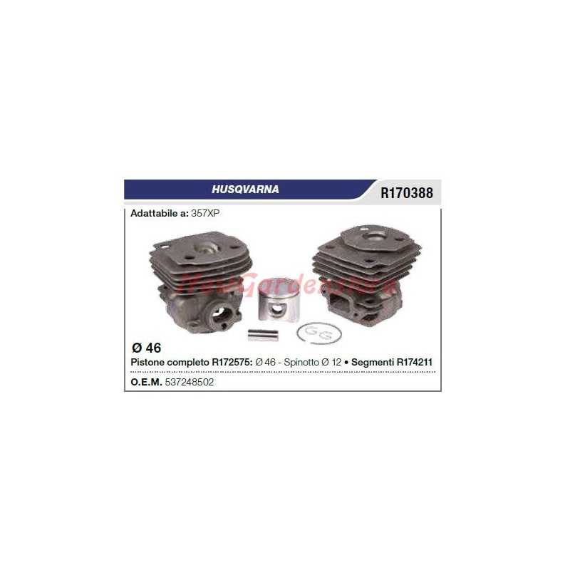 HUSQVARNA tronçonneuse 357XP segment piston cylindre 537248502