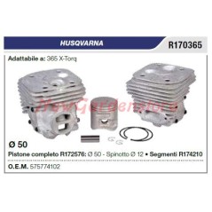 HUSQVARNA chainsaw 365 X-Torq segment piston cylinder R170365 | NewgardenParts.com