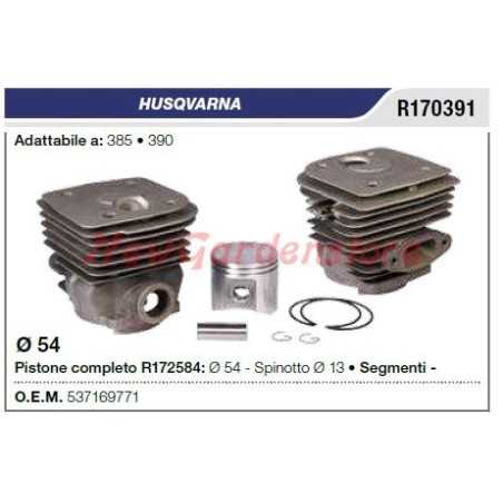 Cylinder piston rings HUSQVARNA chainsaw 385 390 R170391 | NewgardenParts.com
