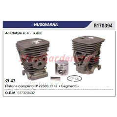 Cylinder piston segments HUSQVARNA chainsaw 455 460 R170394 537320402 | NewgardenParts.com
