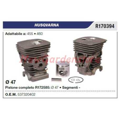 Cylinder piston segments HUSQVARNA chainsaw 455 460 R170394 537320402 | NewgardenParts.com