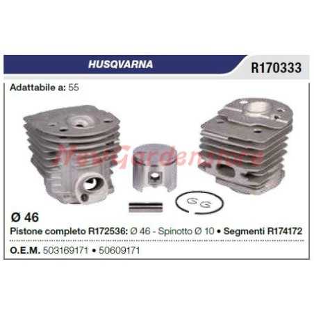 HUSQVARNA Kettensäge 55 Segment Kolbenzylinder R170333 | NewgardenParts.com