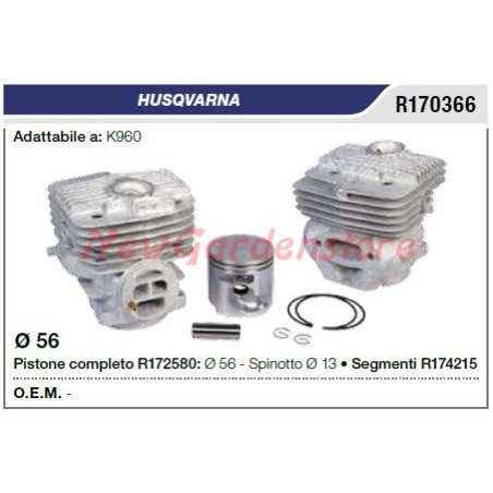 HUSQVARNA Kappsäge K960 Segment Kolbenzylinder R170366 | NewgardenParts.com