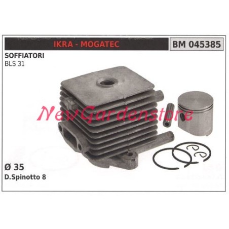 Cilindro pistone segmenti IKRA motore soffiatore BLS 31 045385 | NewgardenParts.com