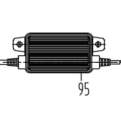 Bloc d'alimentation ORIGINAL WORX 100-240V tondeuse robot WR141E - WR148E