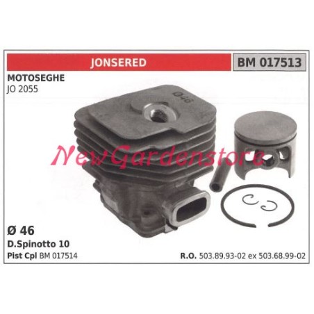 Cilindro pistone segmenti JONSERED motore motosega JO 2055 017513 | NewgardenParts.com