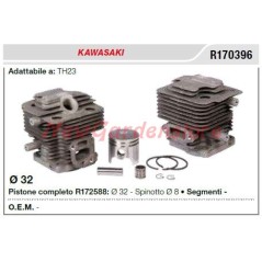 Cylinder piston rings KAWASAKI brushcutter TH23 R170396 | NewgardenParts.com