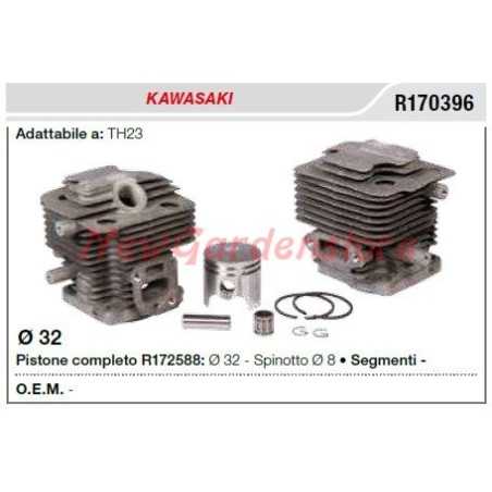 Cylinder piston rings KAWASAKI brushcutter TH23 R170396 | NewgardenParts.com