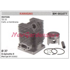 Cilindro pistone segmenti KAWASAKI motore decespugliatore TD 33 001077 | NewgardenParts.com