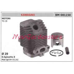 Cilindro pistone segmenti KAWASAKI motore decespugliatore TG 18 001150 | NewgardenParts.com