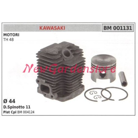 Cilindro pistone segmenti KAWASAKI motore decespugliatore TH 48 001131 | NewgardenParts.com