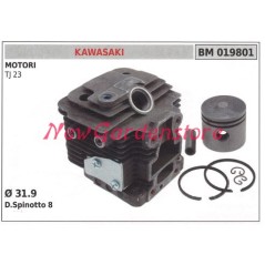 Cilindro pistone segmenti KAWASAKI motore decespugliatore TJ 23 019801 | NewgardenParts.com