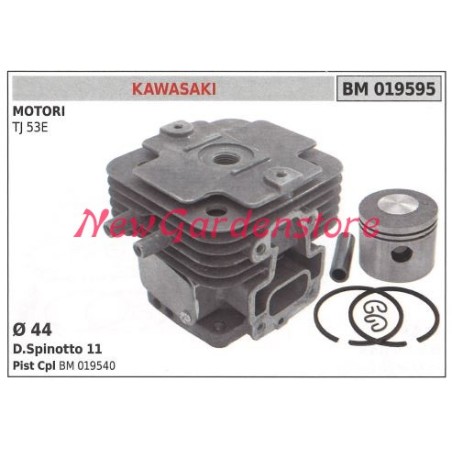 Cilindro pistone segmenti KAWASAKI motore decespugliatore TJ 53E 019595 | NewgardenParts.com