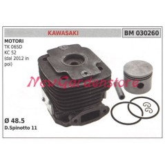 Cilindro pistone segmenti KAWASAKI motore decespugliatore TK 065D kc 52 030260 | NewgardenParts.com