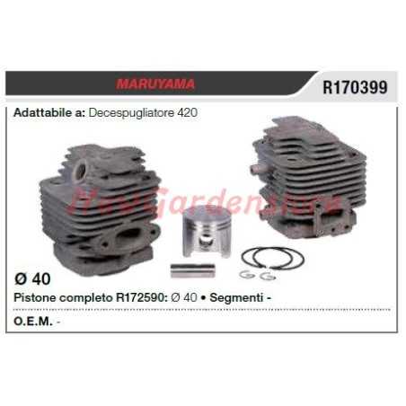 Segment de cylindre à piston de la débroussailleuse MARUYAMA 420 R170399 | NewgardenParts.com