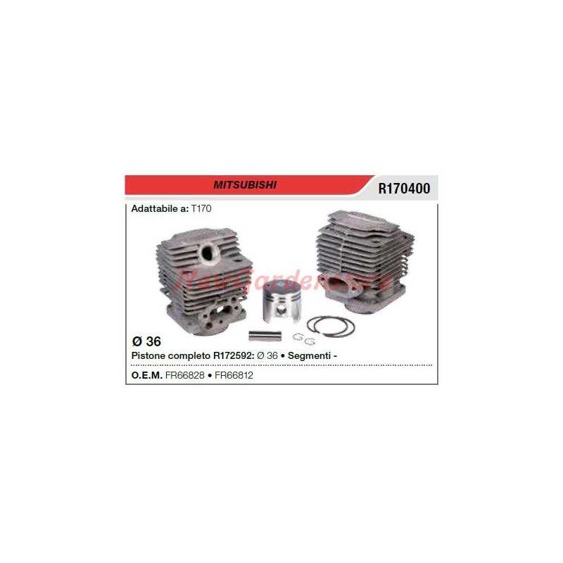 Piston cylinder segments MITSUBISHI brushcutter T170 R170400 - FR66828