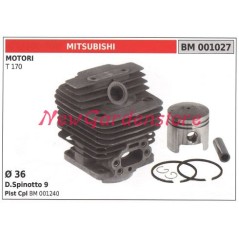 Segments de cylindre de piston MITSUBISHI débroussailleuse T 170 001027 | NewgardenParts.com