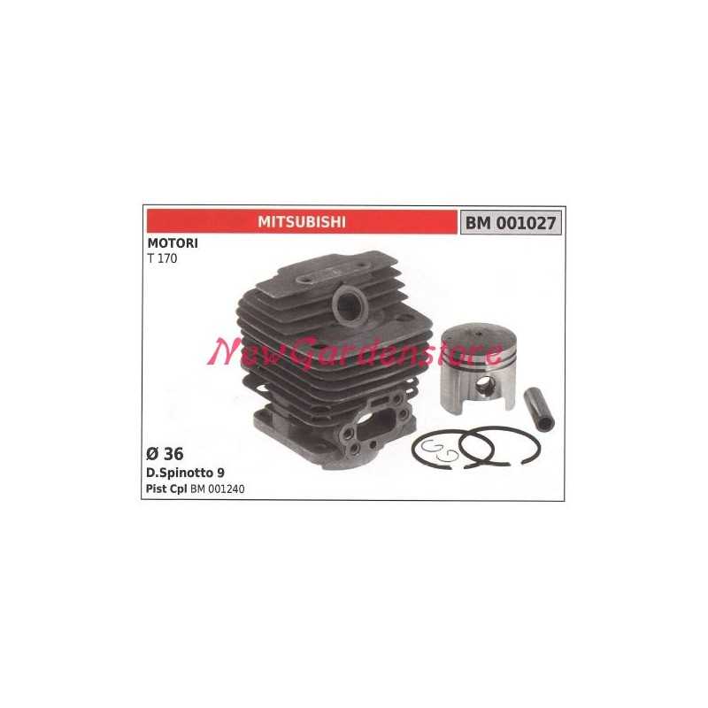 Piston cylinder segments MITSUBISHI brushcutter T 170 001027