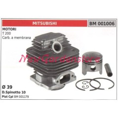 Cilindro pistone segmenti MITSUBISHI motore decespugliatore T 200 001006 | NewgardenParts.com