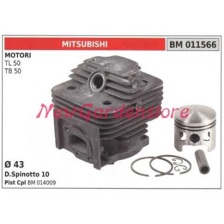 Piston ring cylinder segments MITSUBISHI brushcutter engine TL 50 TB 50 011566 | NewgardenParts.com