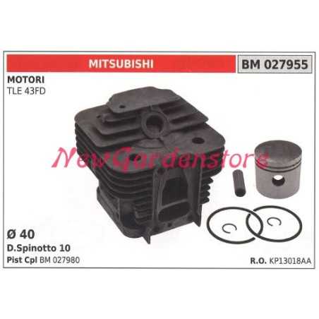 Piston cylinder segments MITSUBISHI brushcutter TLE 43FD 027955 | NewgardenParts.com