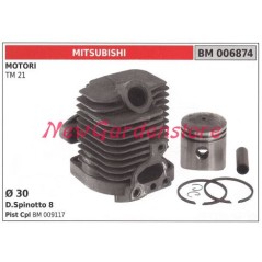 Cilindro pistone segmenti MITSUBISHI motore decespugliatore TM 21 006874 | NewgardenParts.com