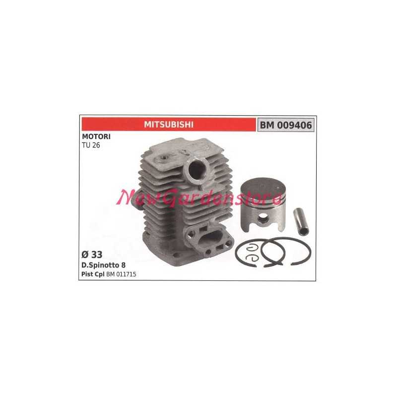 Kolben-Zylinder-Segmente MITSUBISHI Bürstenmäher-Motor TU 26 009406