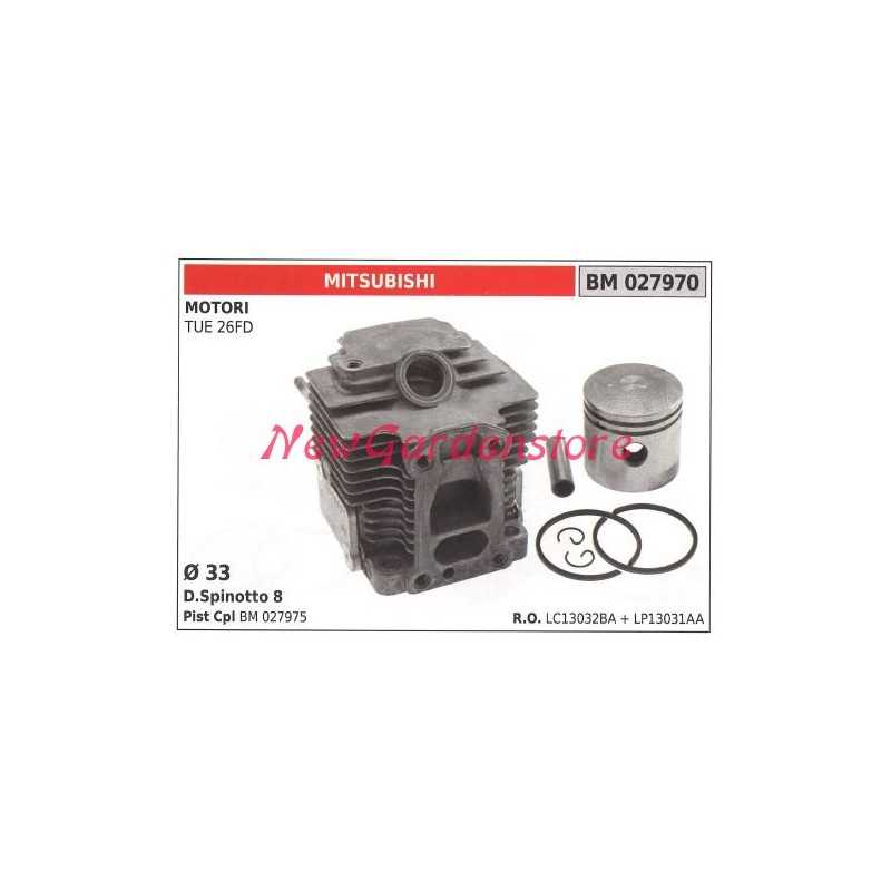 Segmentos de cilindro de pistón MITSUBISHI desbrozadora TUE 26FD 027970