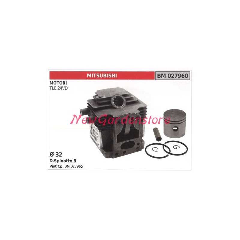 Piston cylinder segments MITSUBISHI trimmer engine TLE 24VD 027960