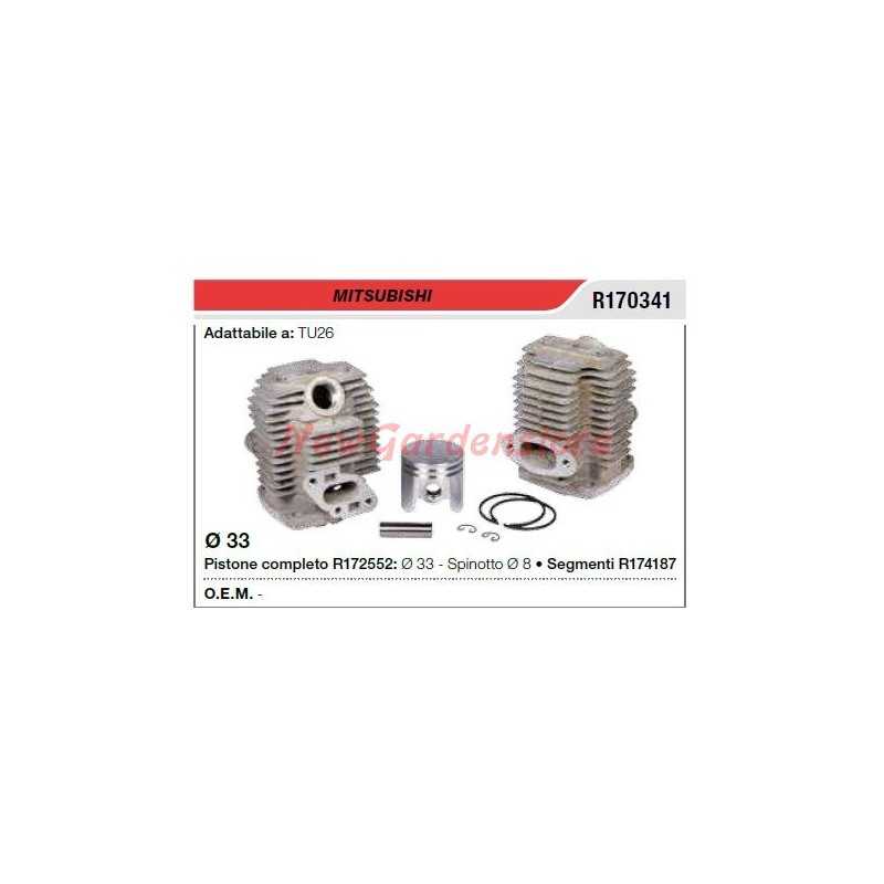 Segments de cylindre à piston MITSUBISHI slash TI26 R170341