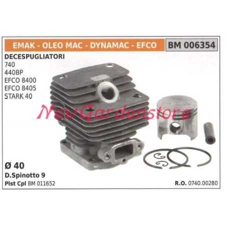 Piston cylinder segments EMAK brushcutter 740 440BP engine 006354 | NewgardenParts.com