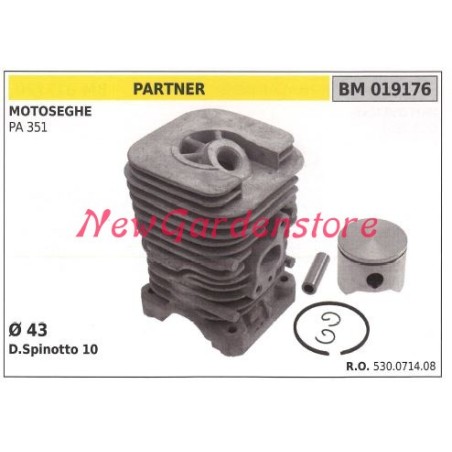 Cilindro pistone segmenti PARTNER motore motosega PA 351 019176 | NewgardenParts.com