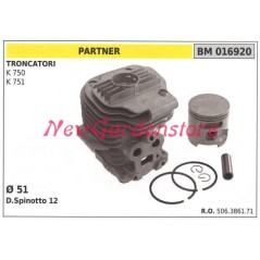 Cilindro pistone segmenti PARTNER motore troncatore K 750 751 016920 | NewgardenParts.com