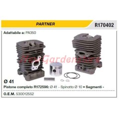 Cilindro pistone segmenti PARTNER motosega PA350 R170402 | NewgardenParts.com