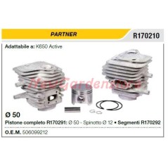 Cilindro pistone segmenti PARTNER troncatore K650 ACTIVE R170210 | NewgardenParts.com