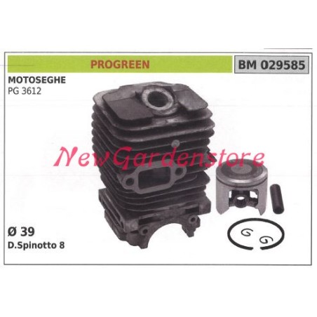 Cilindro pistone segmenti PROGREEN motore motosega PG 3612 029585 | NewgardenParts.com