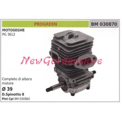 Cilindro pistone segmenti PROGREEN motore motosega PG 3612 030870 | NewgardenParts.com