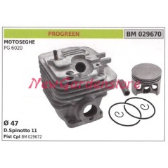 Cilindro pistone segmenti PROGREEN motore motosega PG 6020 029670 | NewgardenParts.com