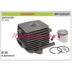 Cilindro pistone segmenti PROGREEN motore tagliasiepe PG 31BL 029120 | NewgardenParts.com