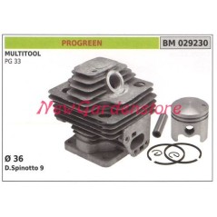 Cilindro pistone segmenti PROGREEN motore tagliasiepe PG 33 029230 | NewgardenParts.com