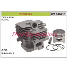 Cilindro pistone segmenti PROGREEN motore tagliasiepe PG 500D 046415 | NewgardenParts.com