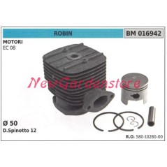 Cilindro pistone segmenti ROBIN motore decespugliatore EC 08 016942 | NewgardenParts.com