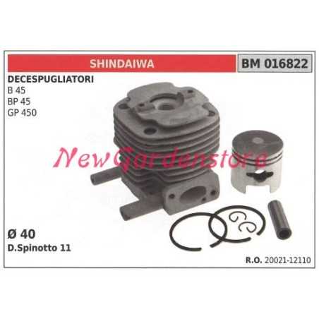 Piston cylinder segments SHINDAIWA brushcutter engine B45 BP45 016822 | NewgardenParts.com