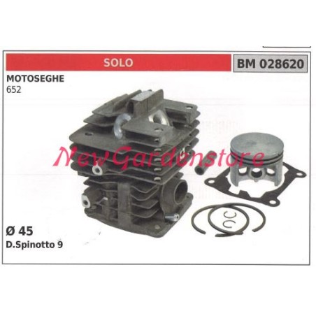 Cilindro pistone segmenti SOLO motore motosega 652 028620 | NewgardenParts.com