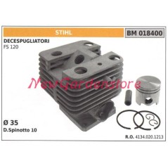 Piston cylinder segments STIHL brushcutter FS 120 engine 018400 | NewgardenParts.com