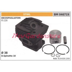 Piston cylinder segments STIHL brushcutter FS 220 engine 046719 | NewgardenParts.com