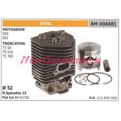 Piston cylinder segments STIHL chainsaw engine 050 051 006881 | NewgardenParts.com