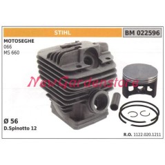 Piston cylinder segments STIHL chainsaw engine 066 MS 660 022596 | NewgardenParts.com